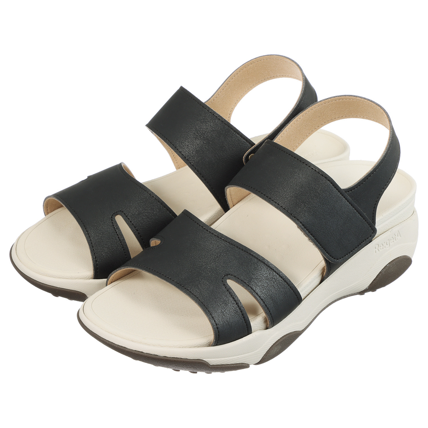 リゲッタ 日本製・抗菌防臭 足裏よろこぶ履き心地 厚底軽量 アーチサポートサンダル