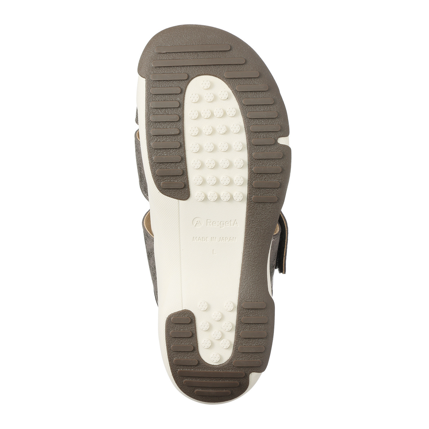 リゲッタ 日本製・抗菌防臭 足裏よろこぶ履き心地 厚底軽量 アーチサポートサンダル