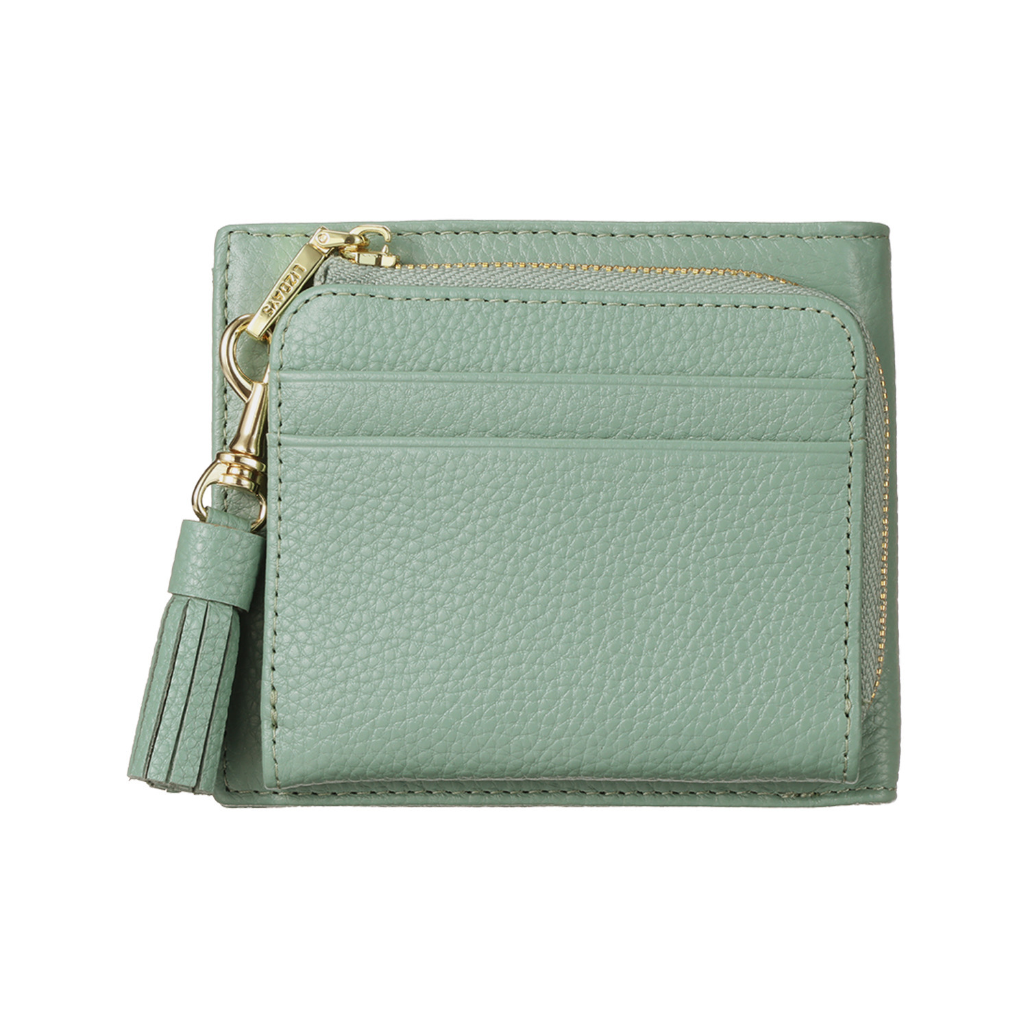 リズデイズ 牛革タッセル 二つ折り財布