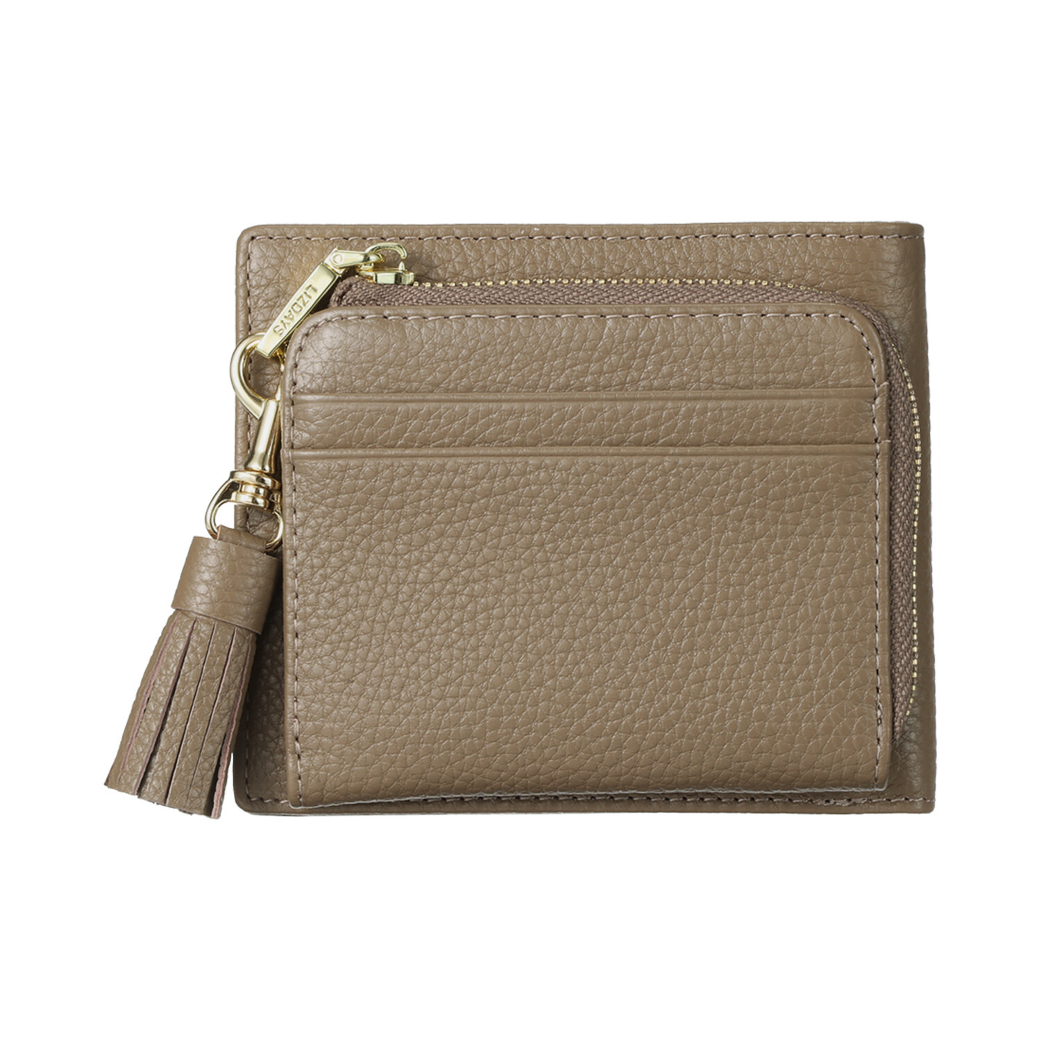 リズデイズ 牛革タッセル 二つ折り財布