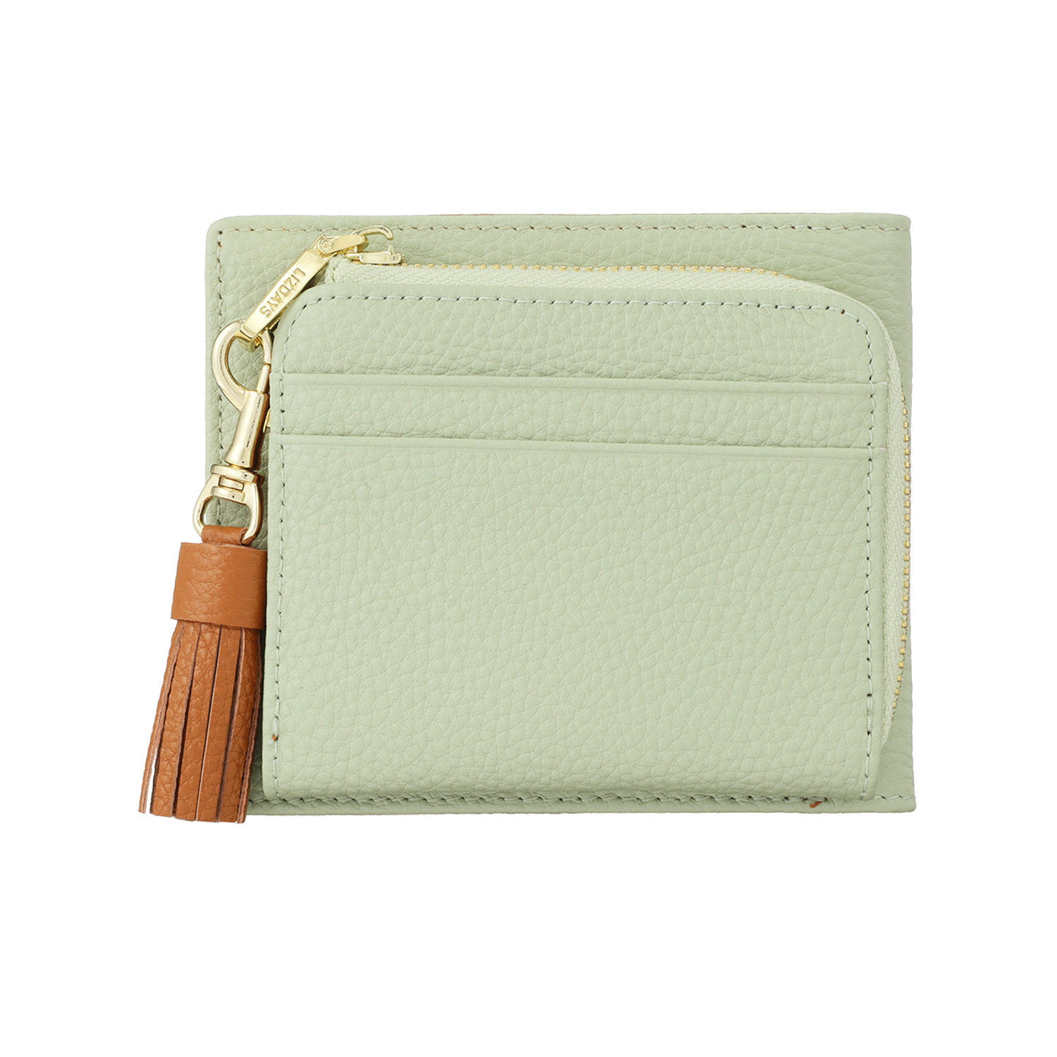 リズデイズ 牛革タッセル 二つ折り財布