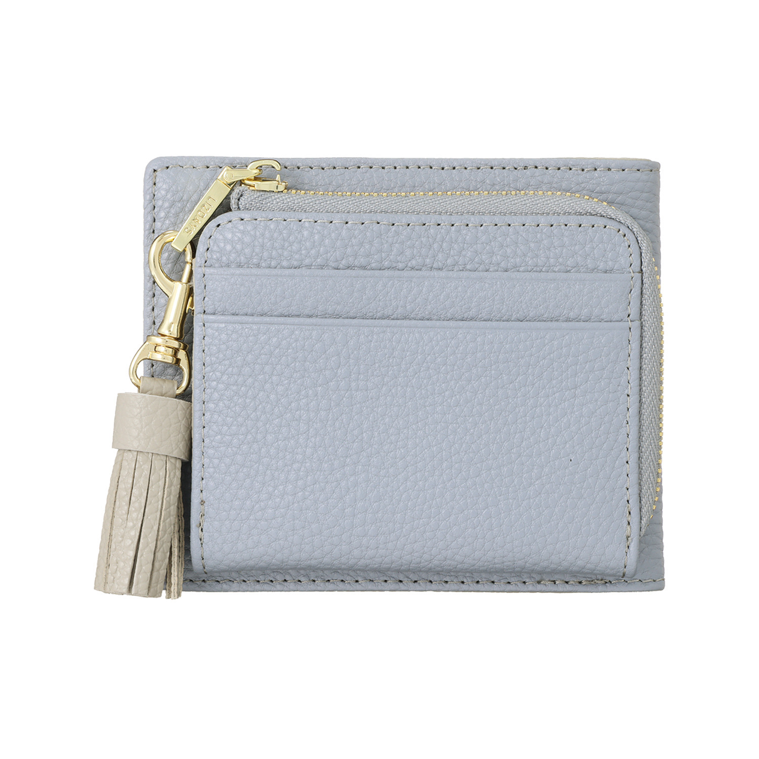 リズデイズ 牛革タッセル 二つ折り財布