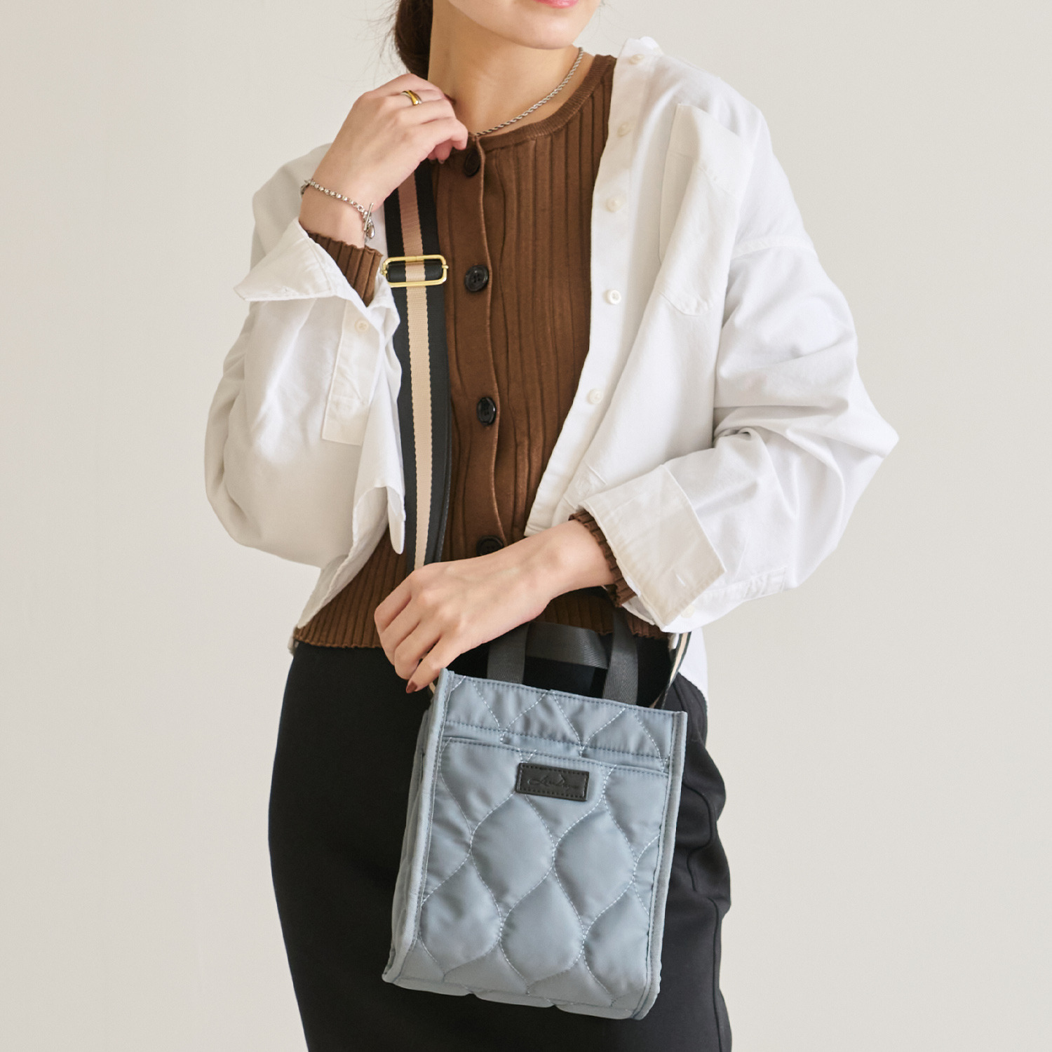 リズデイズ キルティング ２ウェイ ミニショルダーバッグ