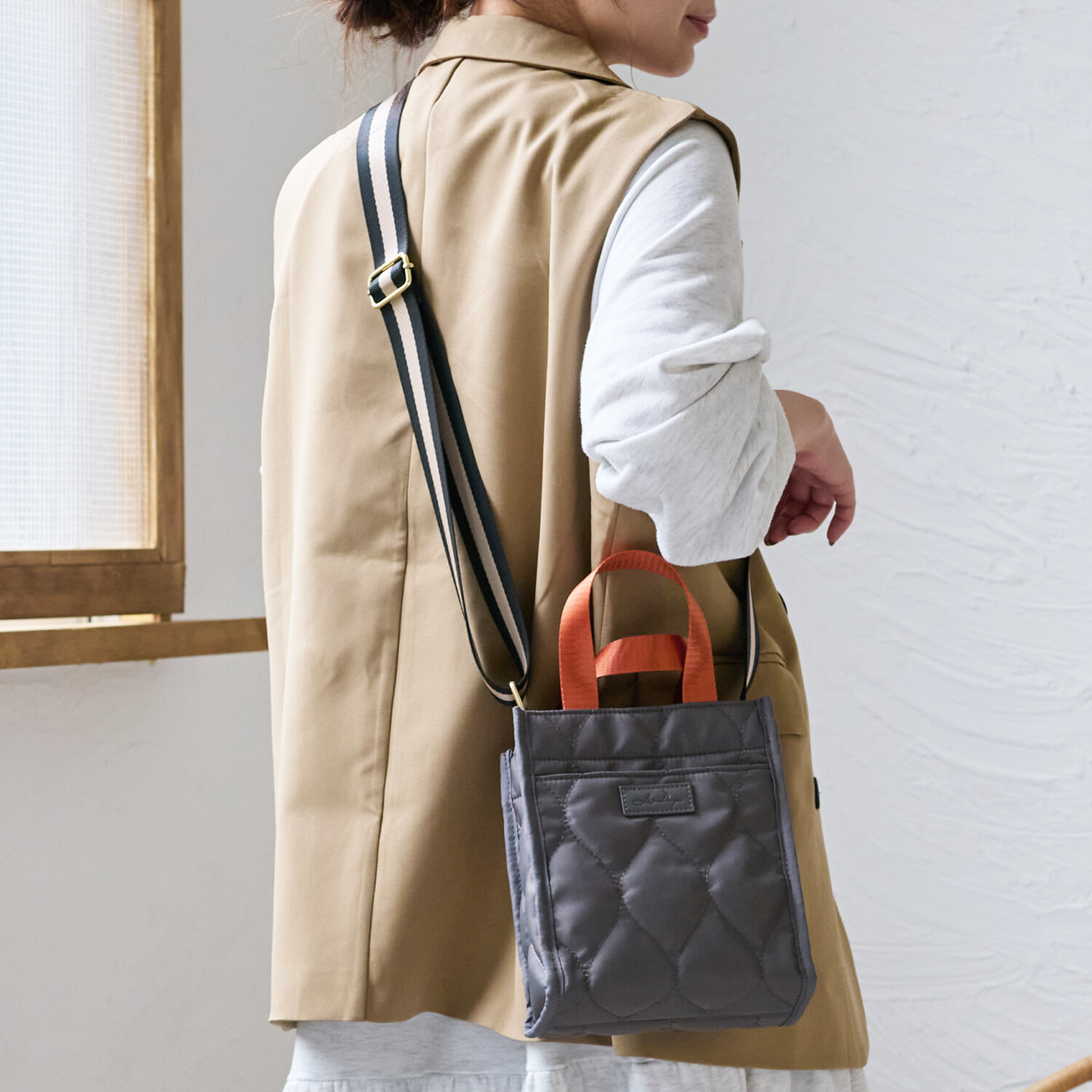 リズデイズ キルティング ２ウェイ ミニショルダーバッグ