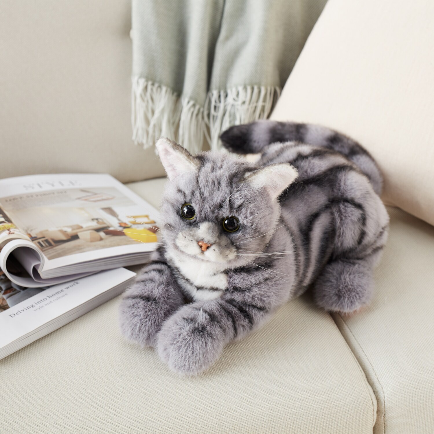 ペットのように 鳴いて応えてくれる なでなでねこちゃんＥＸ ＜短毛タイプ＞