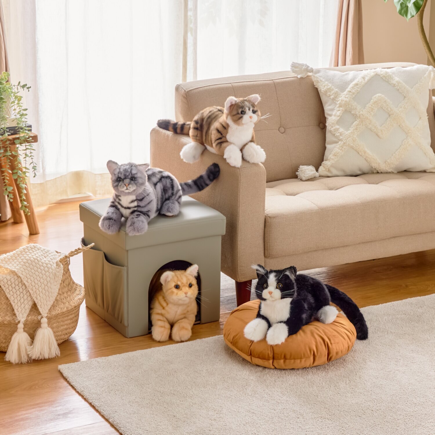 ペットのように 鳴いて応えてくれる なでなでねこちゃんＥＸ ＜短毛タイプ＞