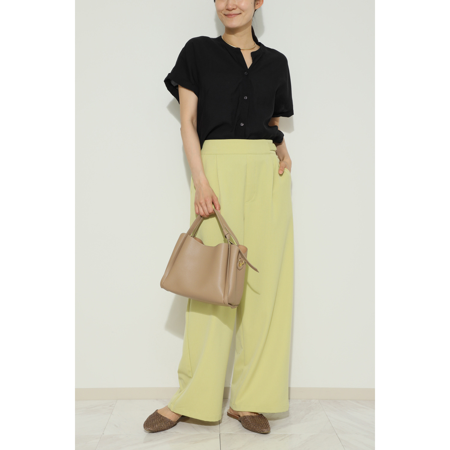 エイディア 合成皮革 ２ウェイデザインバッグ