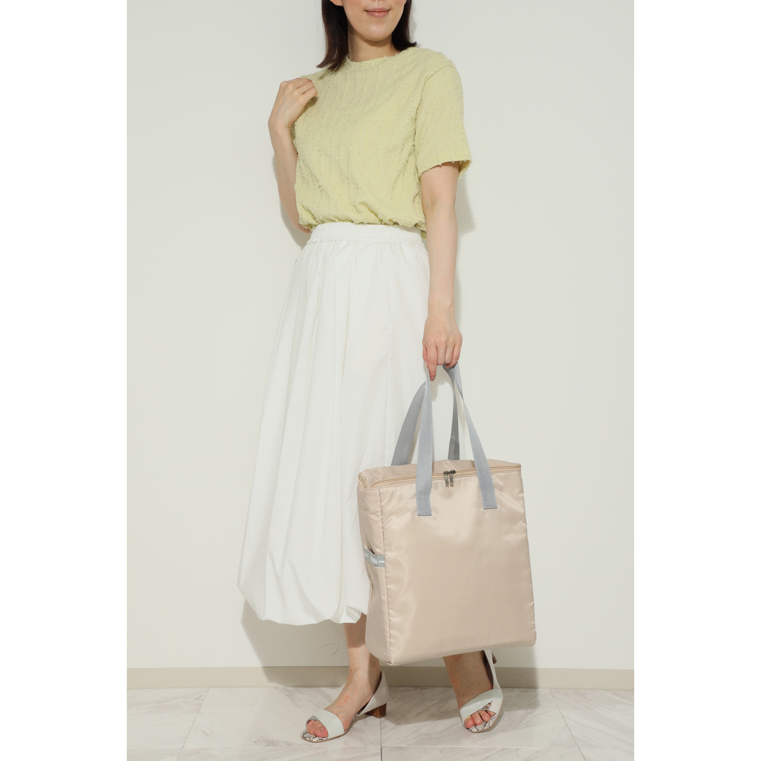 ラルジュ サイドポケット 縦型保冷バッグ ＜プレーンベーシック＞