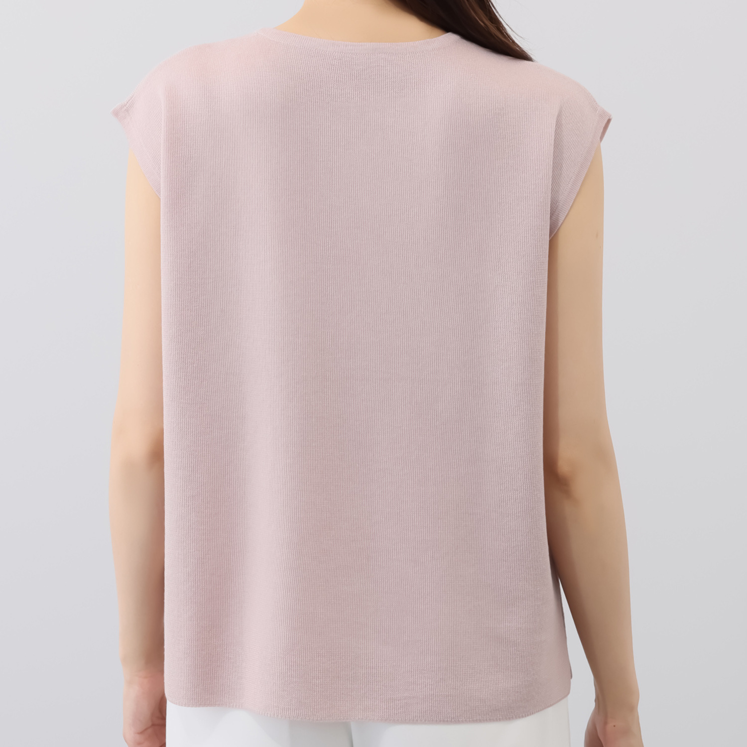 ソアージュ ウールブレンド 煌めき放つ ハイゲージニット フレンチプルオーバー