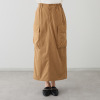 シャビージェンティール サイドポケット付 カーゴスカート