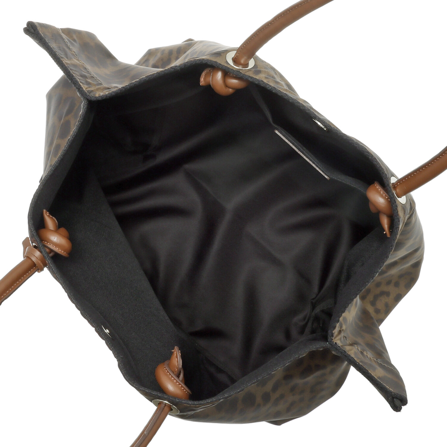 マルコマージ イタリア製 革ハンドル ナイロンバッグ