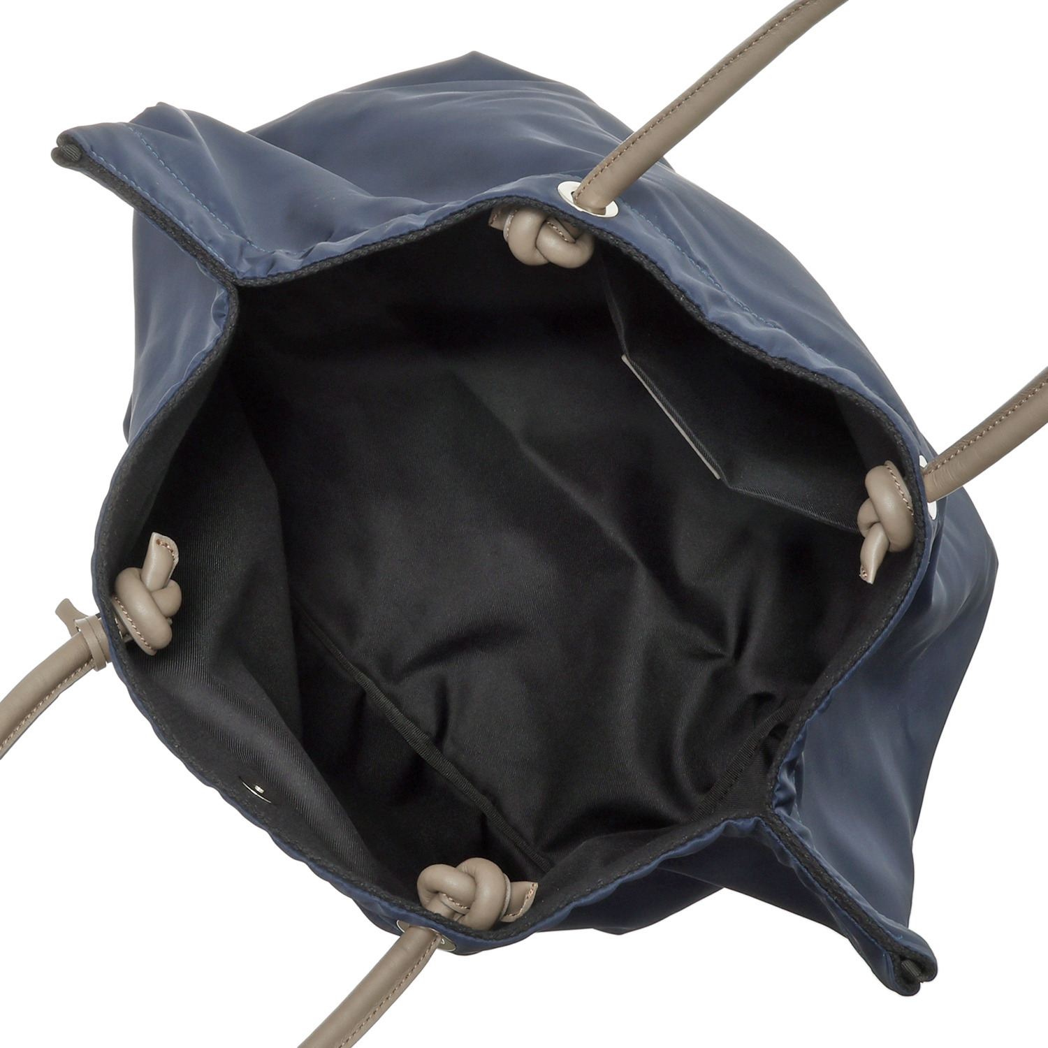 マルコマージ イタリア製 革ハンドル ナイロンバッグ