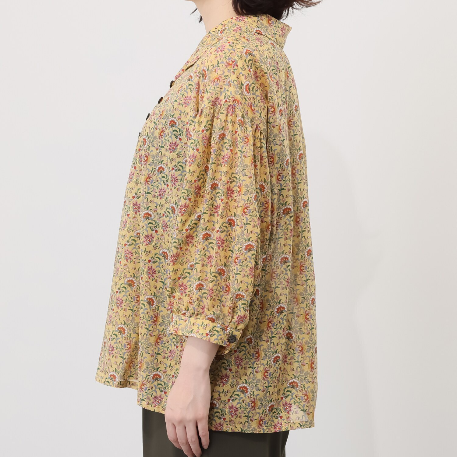 シルクロードクラブ ゴア柄 プルオーバーブラウス