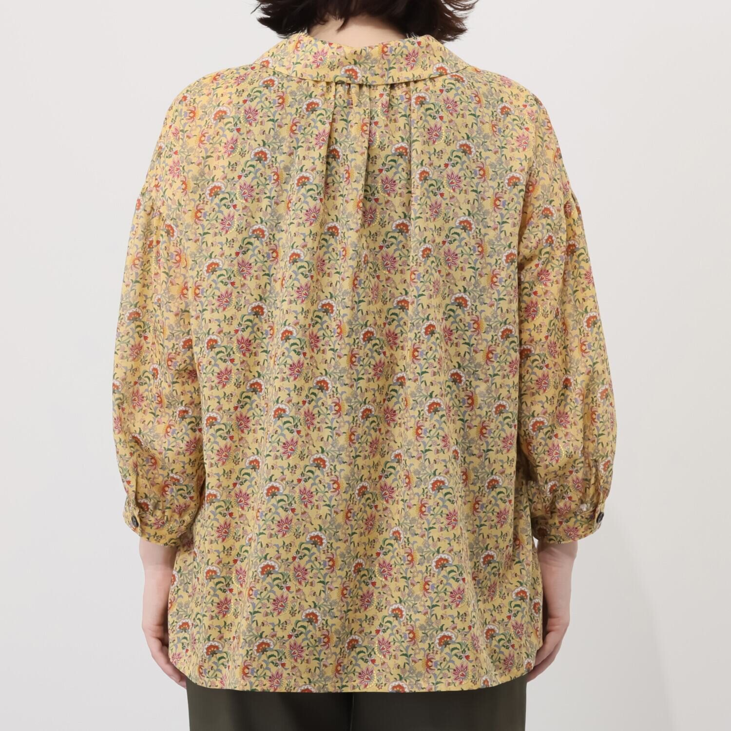 シルクロードクラブ ゴア柄 プルオーバーブラウス