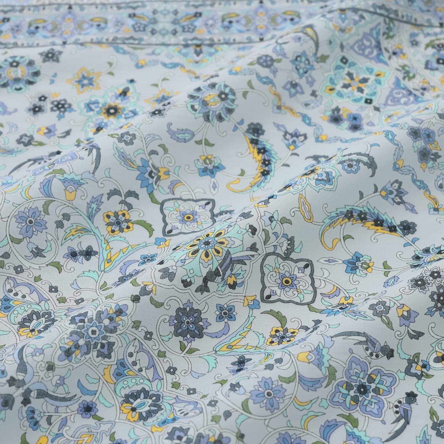 シルクロードクラブ コンスタンティノープル柄 大判コットンスカーフ