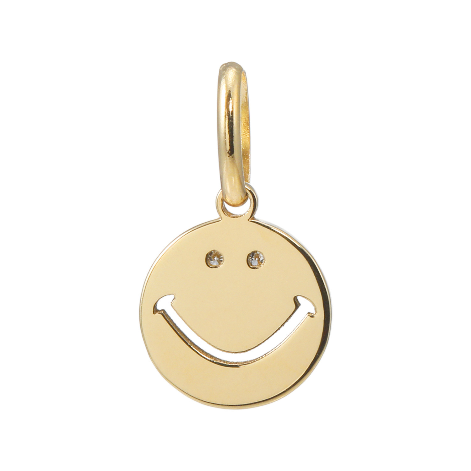エクラプリュス １８Ｋ ダイヤモンドアイ スマイル リバーシブル ペンダントトップ