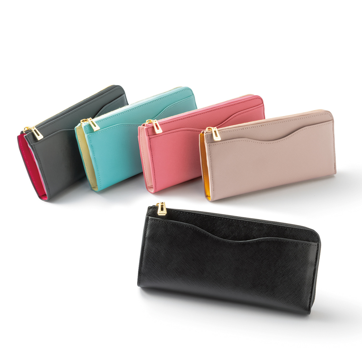 レザージュエルズ ギャレリア　ココリュクス サフィアーノレザー ロングウォレット