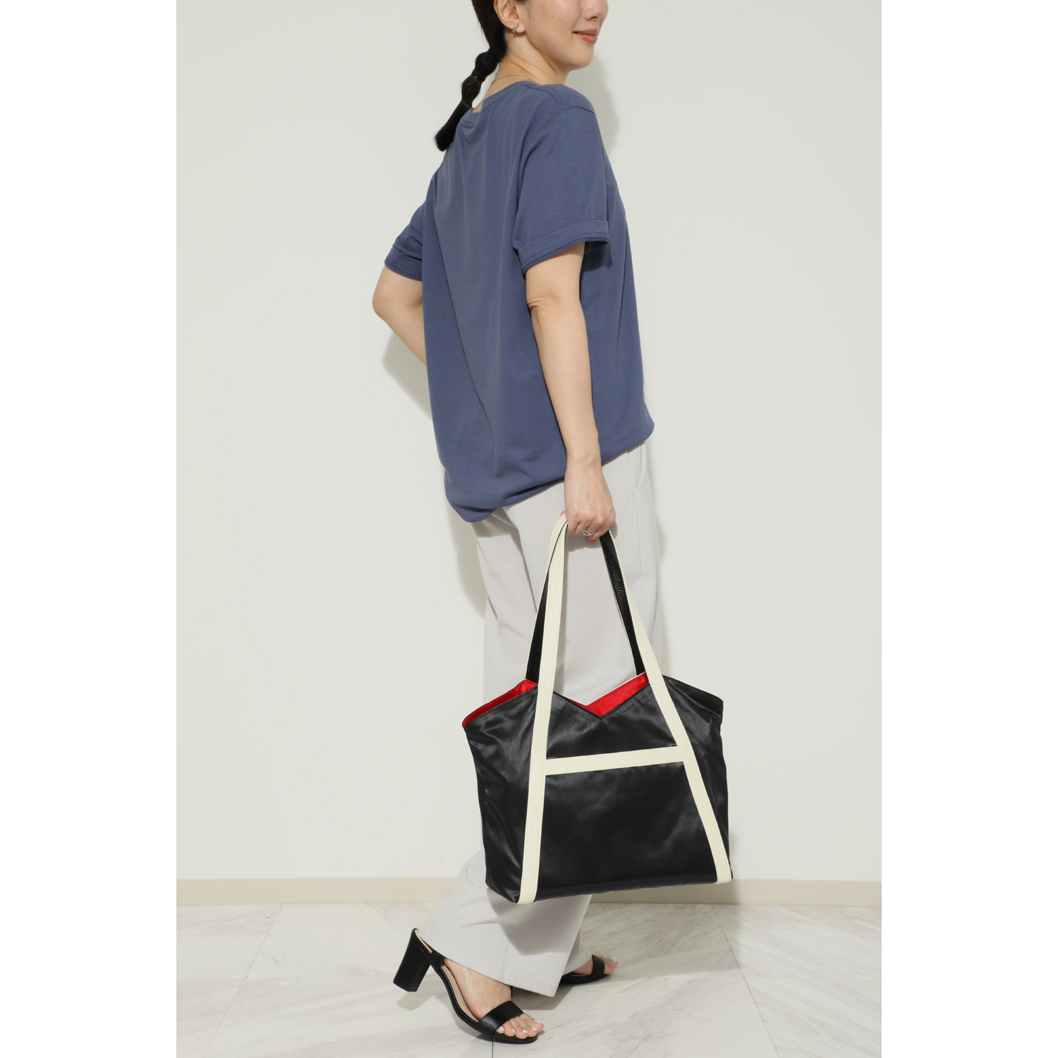 マダムヒロコ はっ水ポリエステル ＭＨトートバッグ