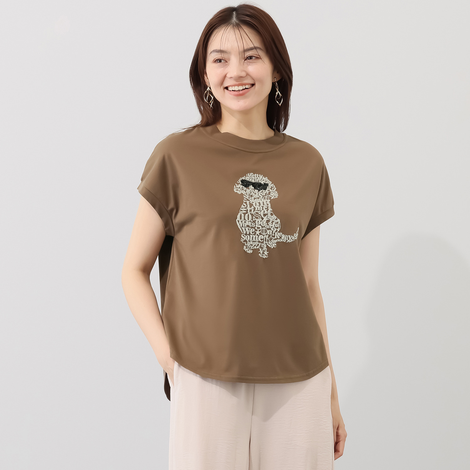 スタイル・ラヴィー 接触冷感 生意気ワンちゃん 散歩に行こう！ プルオーバー