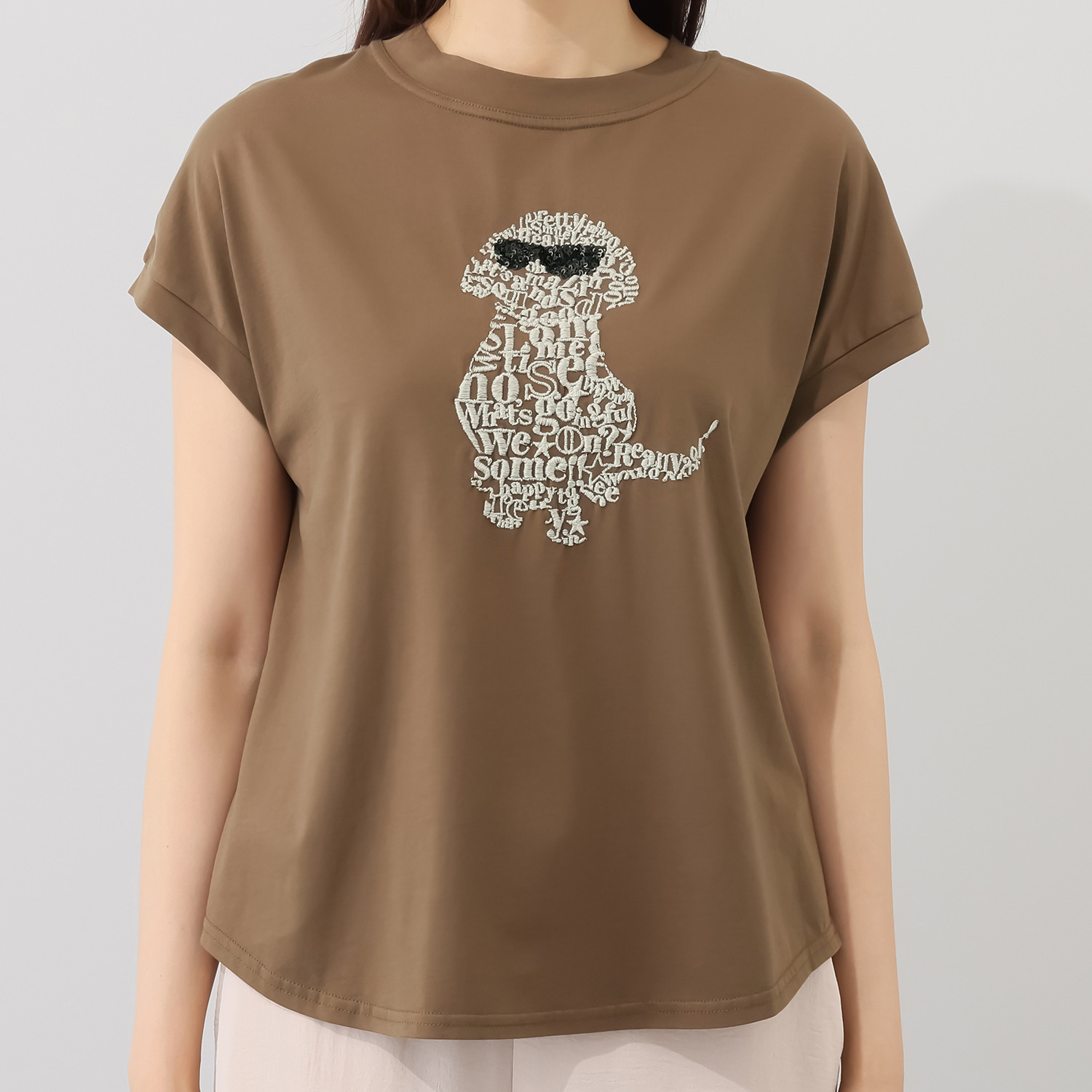 スタイル・ラヴィー 接触冷感 生意気ワンちゃん 散歩に行こう！ プルオーバー