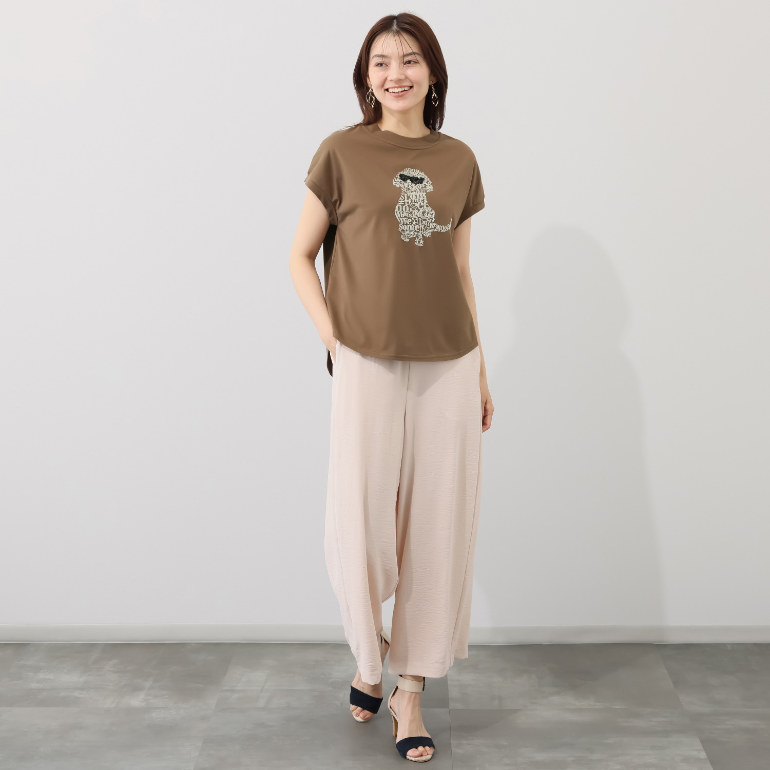 スタイル・ラヴィー 接触冷感 生意気ワンちゃん 散歩に行こう！ プルオーバー