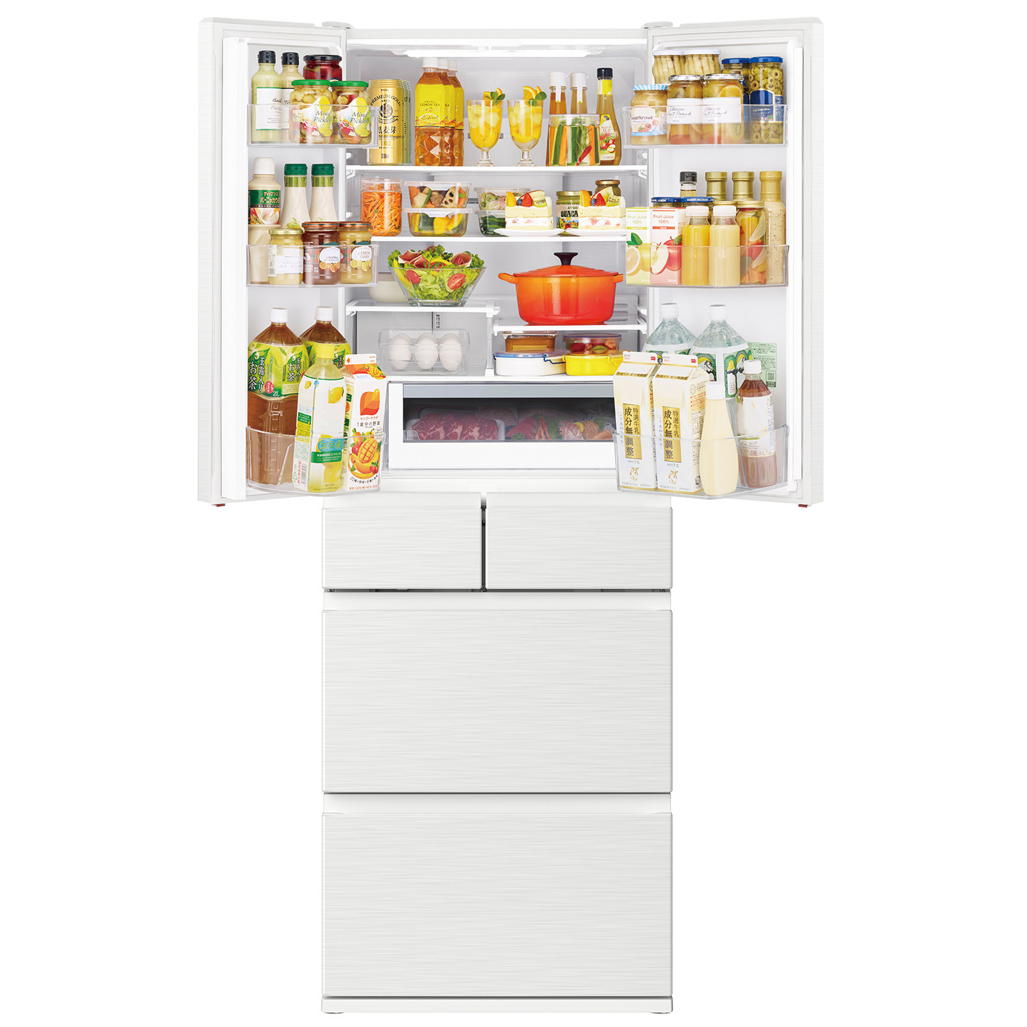 日立 フレンチ６ドア 冷凍冷蔵庫 Ｒ−ＨＷ５４Ｖ ＜５４０リットル＞