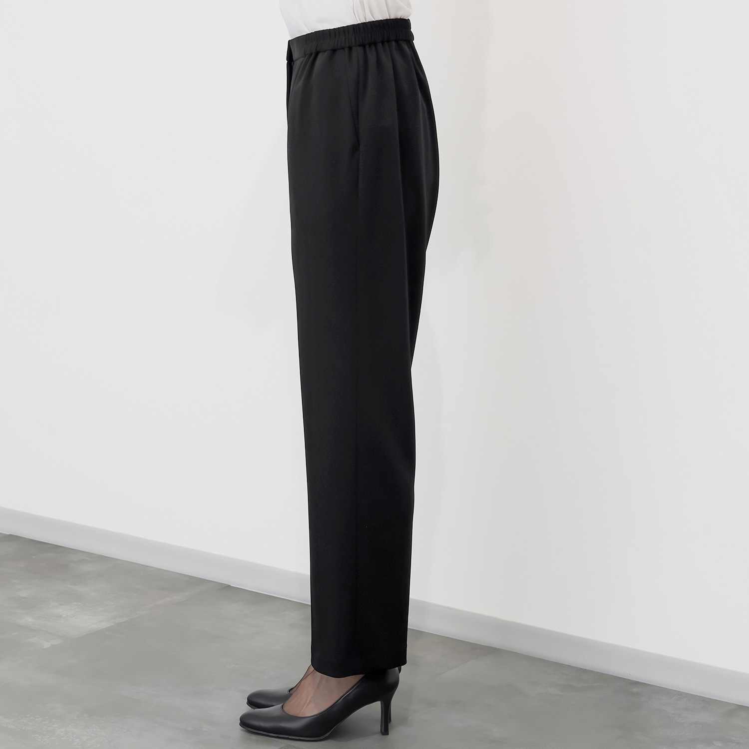 ニュイ ブラックフォーマル 洗濯機で洗える！ ニットパンツ