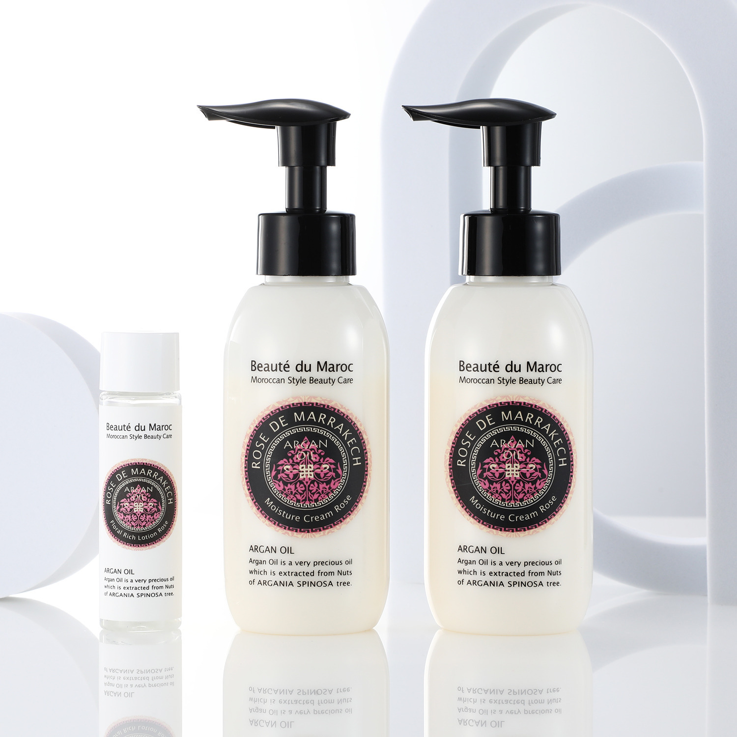 ローズ・ド・マラケシュ アルガンオイルと バラ水で作った 美容クリーム モイスチャークリーム ローズ ２本スペシャルセット