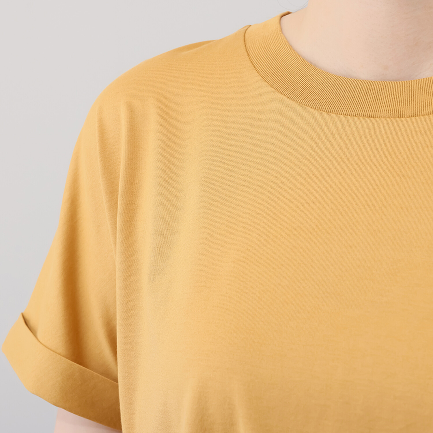 ルナリア 接触冷感・シルケット加工 ひやさらコットン ドルマン半袖Ｔシャツ