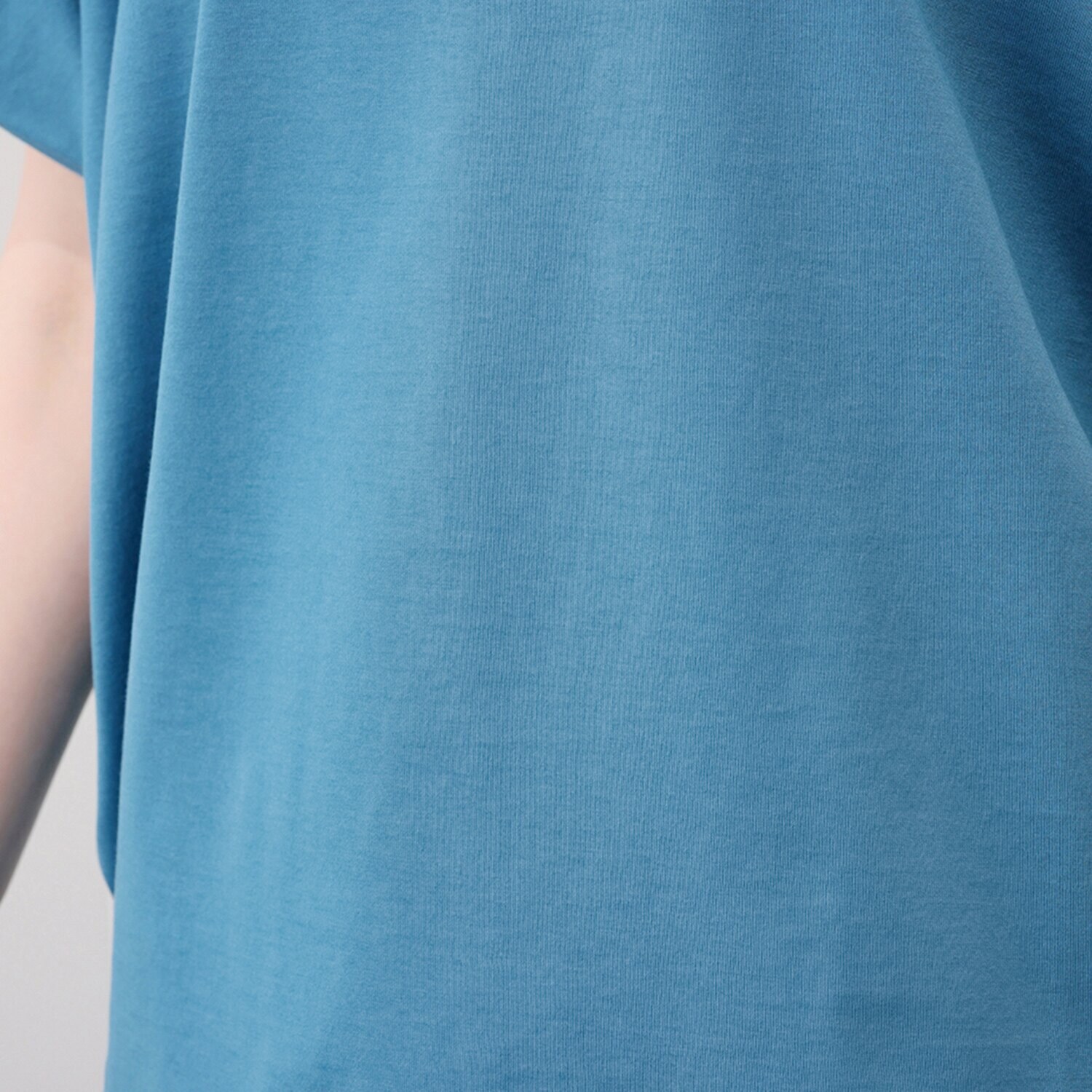 ルナリア 接触冷感・シルケット加工 ひやさらコットン ドルマンスリーブ ３Ｄプルオーバー