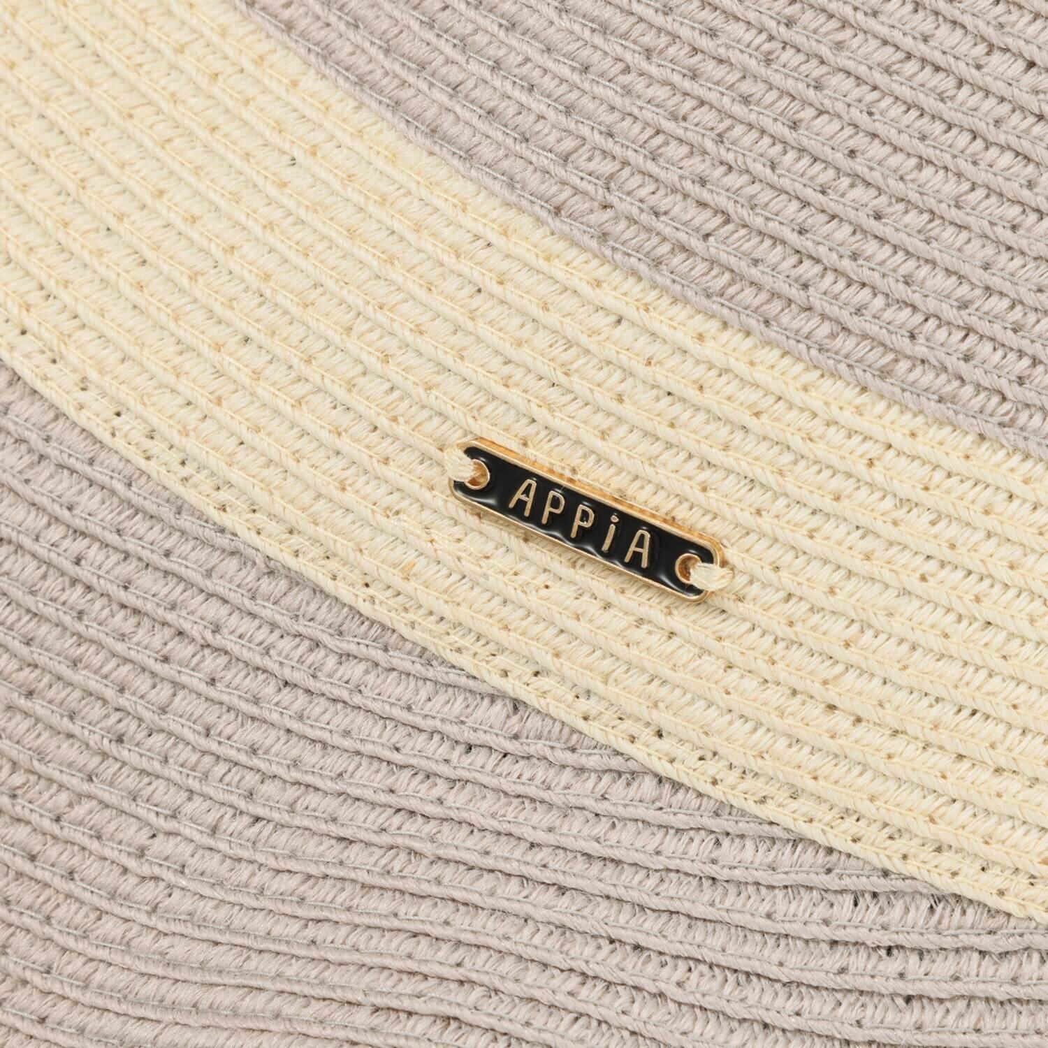 アッピア 洗える涼やかブレード あごひも付ハット＆ トートバッグの２点セット