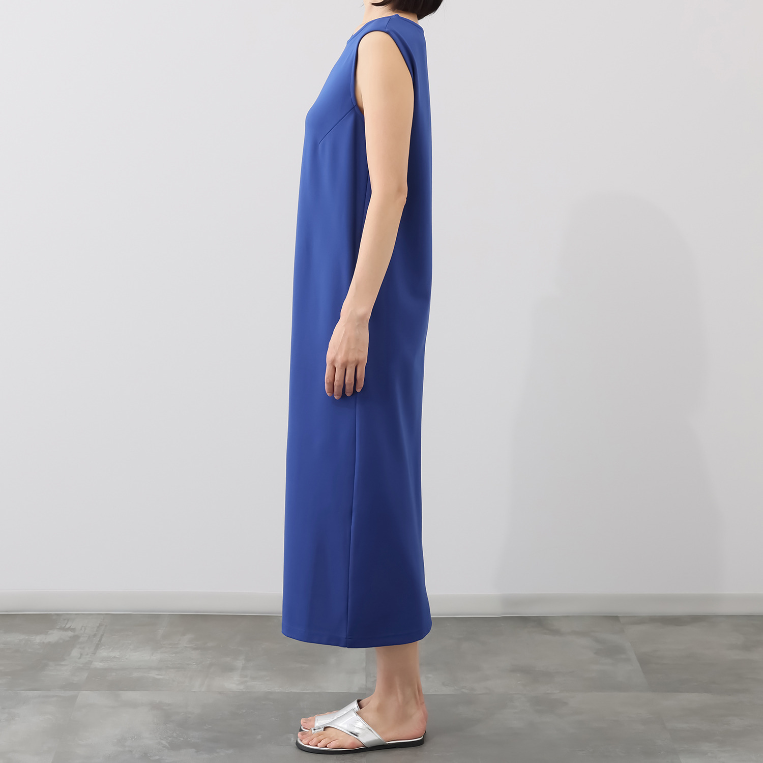 フレニス 接触冷感 着回し力抜群！ こだわりパターンの ノースリーブワンピース