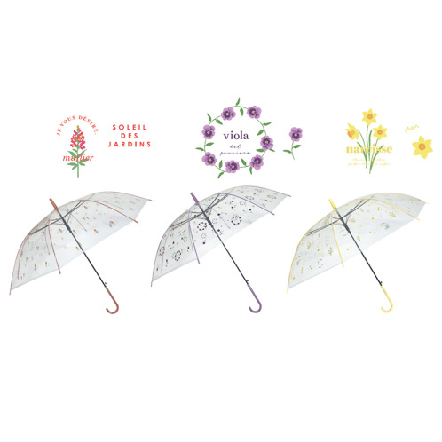 かわいい雑貨屋さん グロリア 花柄 ビニール傘