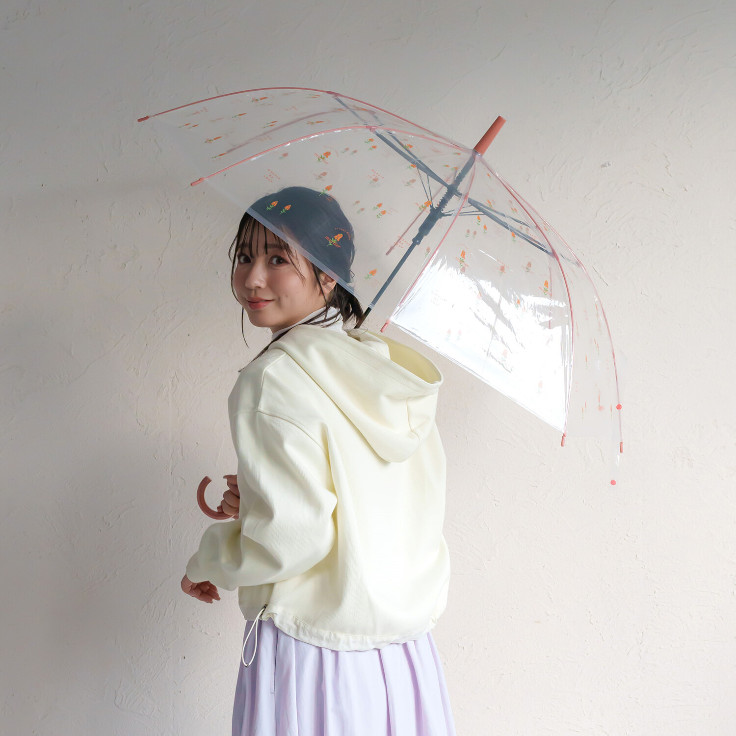 かわいい雑貨屋さん グロリア 花柄 ビニール傘