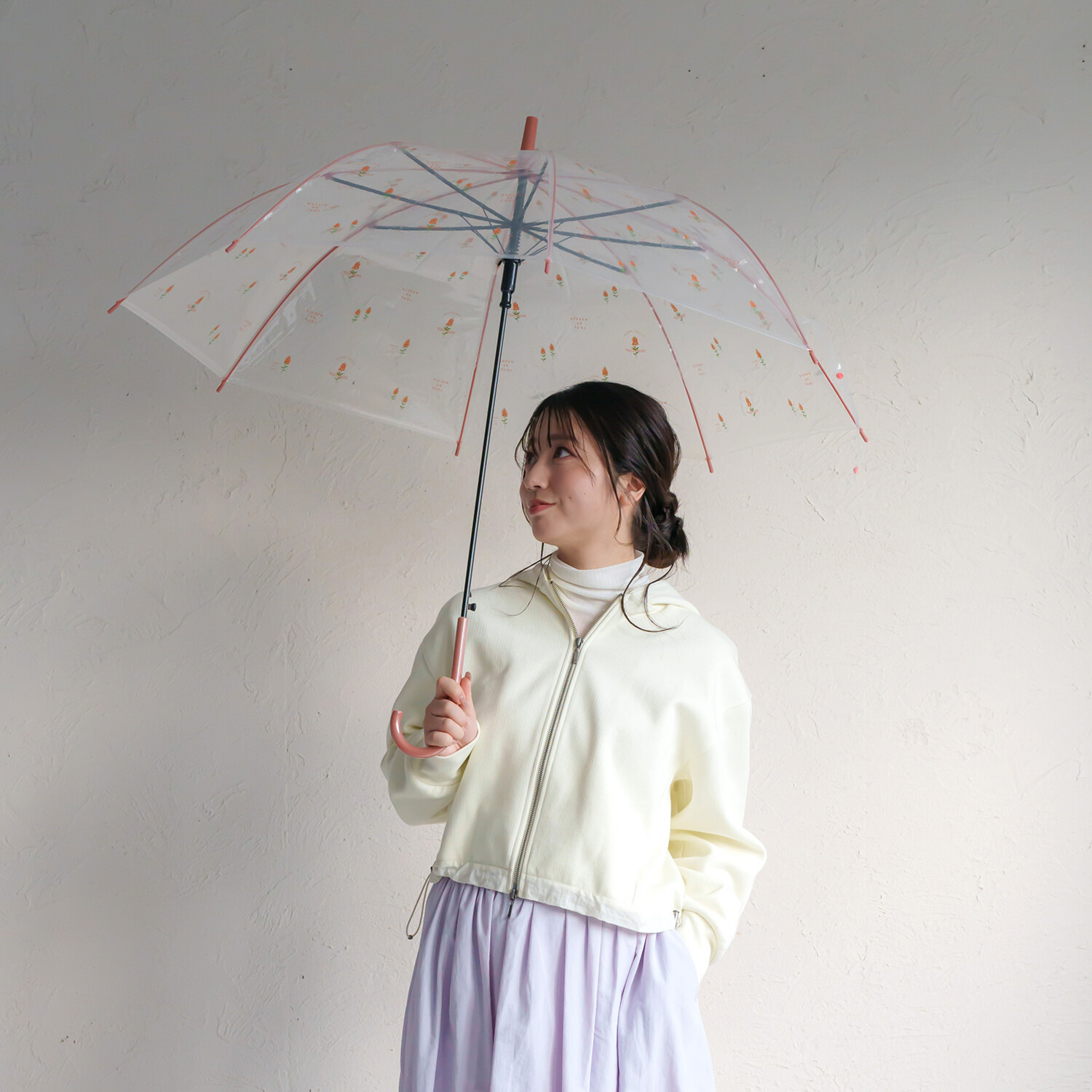 かわいい雑貨屋さん グロリア 花柄 ビニール傘