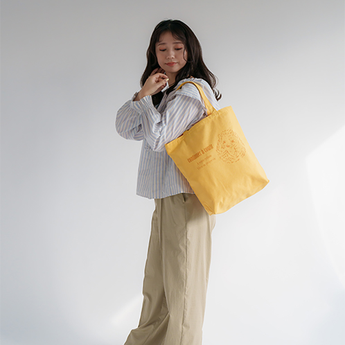 かわいい雑貨屋さん グロリア ３ポケット プリントアニマル トートバッグ