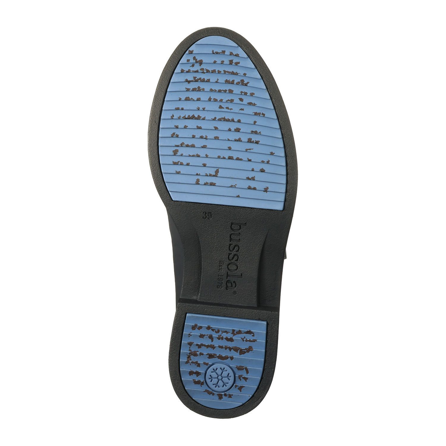 ブソラ はっ水 山羊革 軽量ボリュームソール メリージェーンシューズ