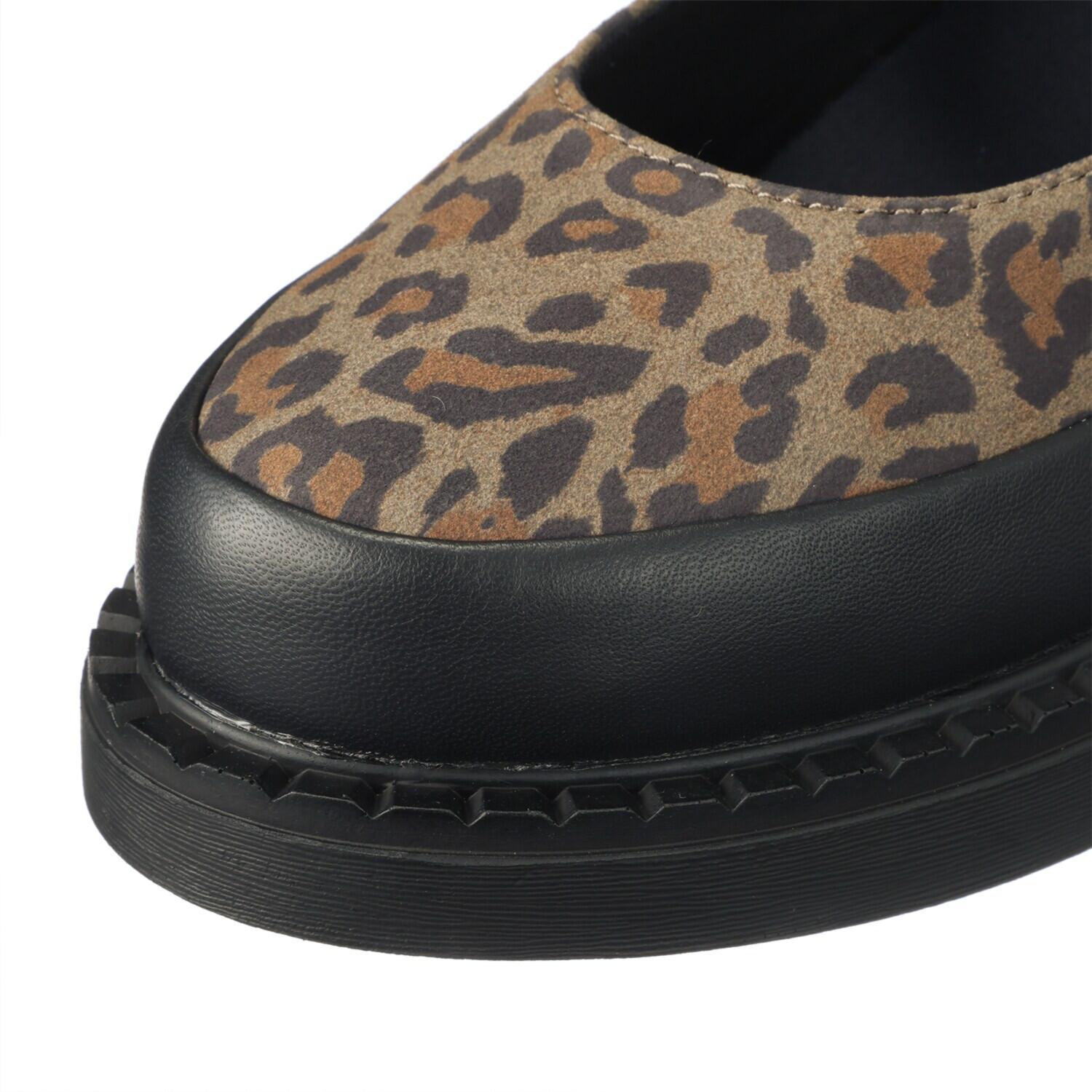 ブソラ はっ水 山羊革 軽量ボリュームソール メリージェーンシューズ