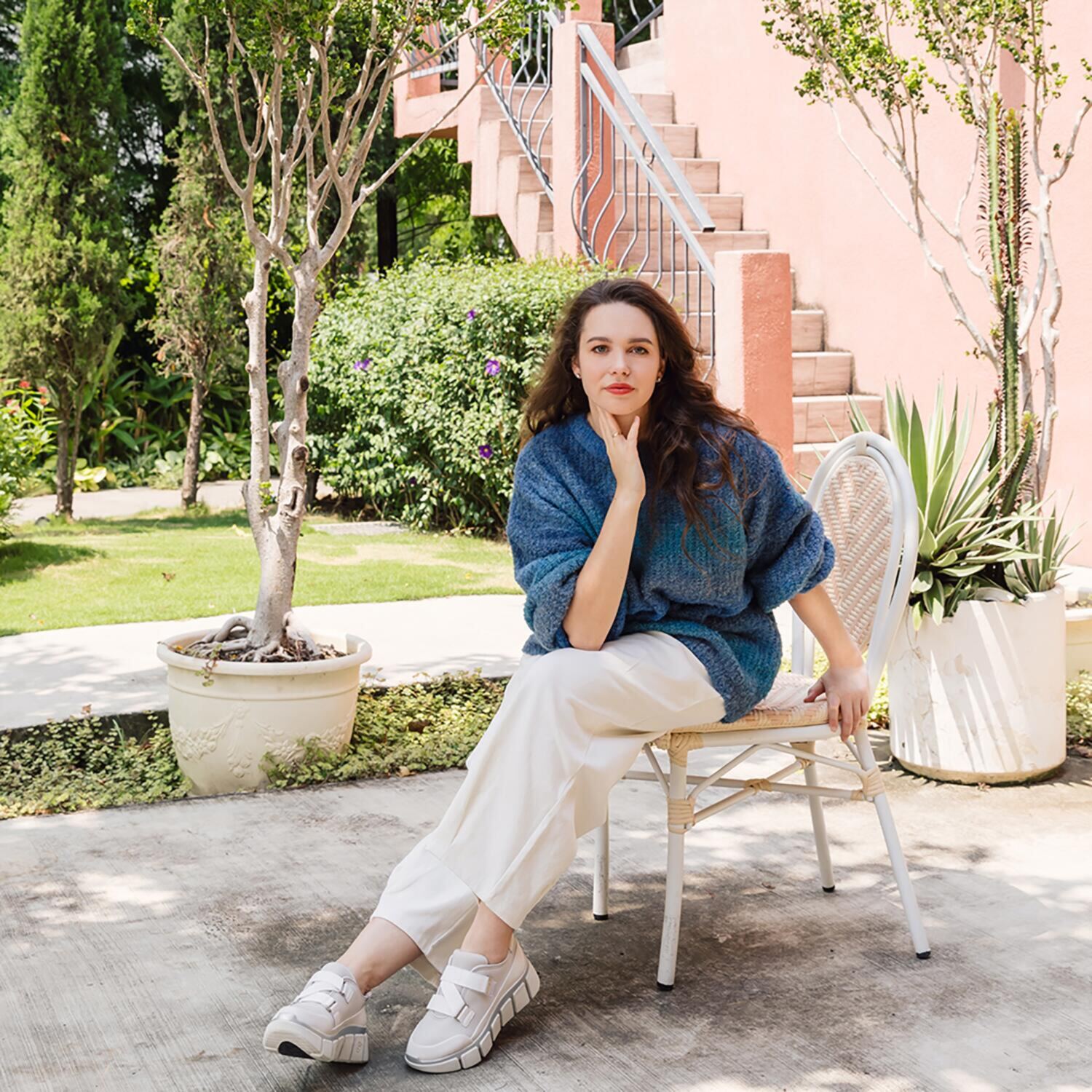 ブソラ 山羊革＆ネオプレーン 超屈曲 バレリーナスニーカー