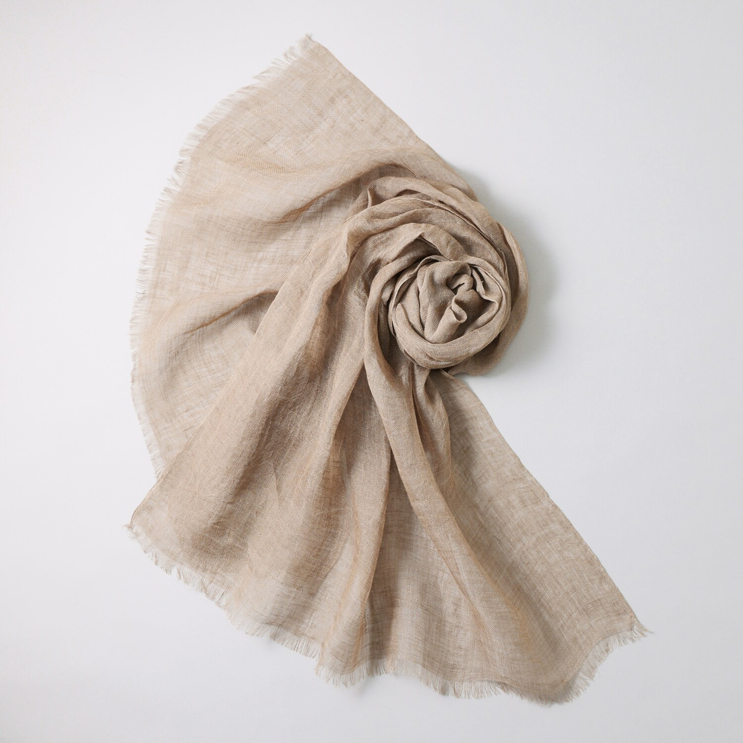 ティエドゥール さらさら＆涼やか フレンチリネン１００％ ストール