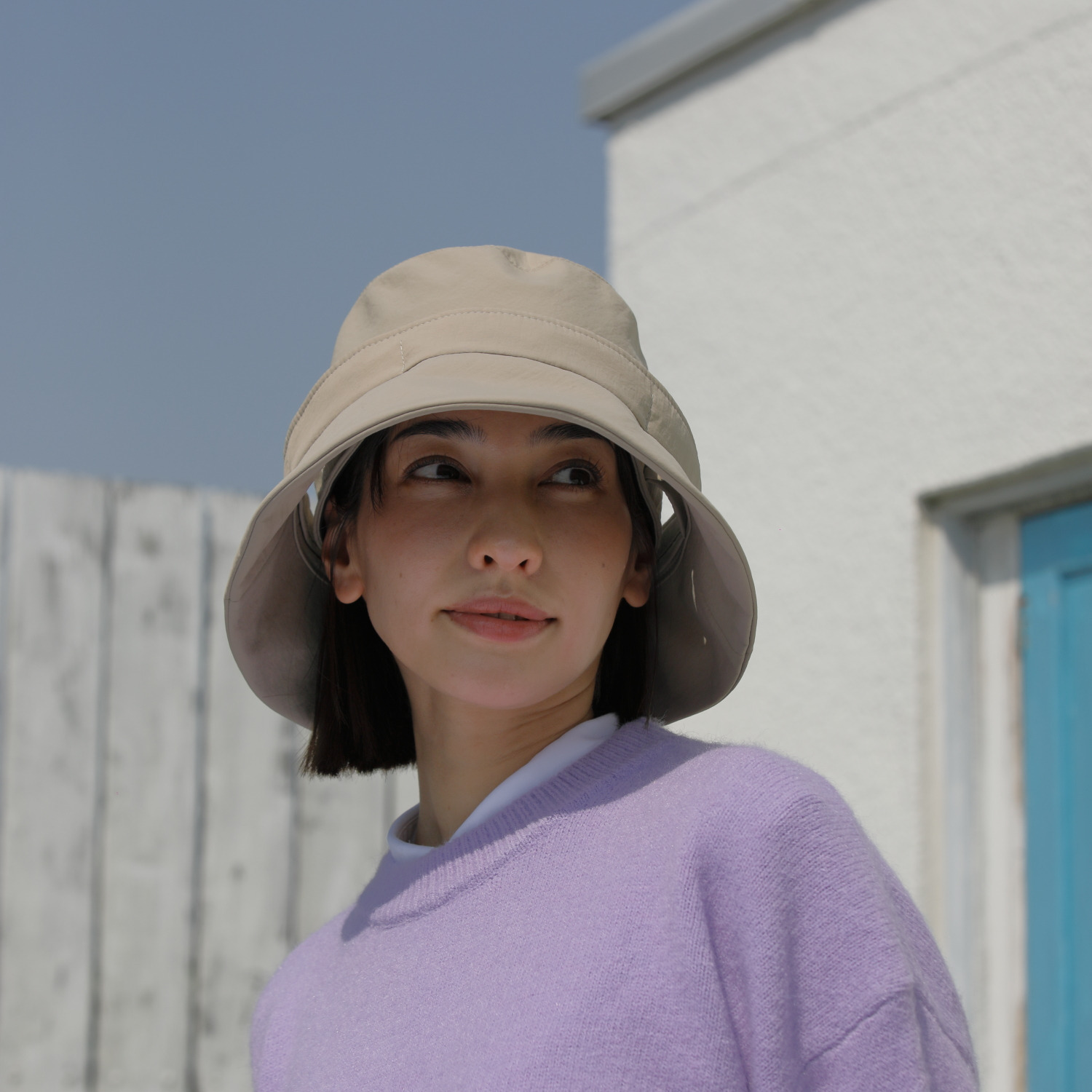 タイムクロス 日本製 快適　ＵＶカット・はっ水 ベルヌーイ 風が抜けるクロッシェ