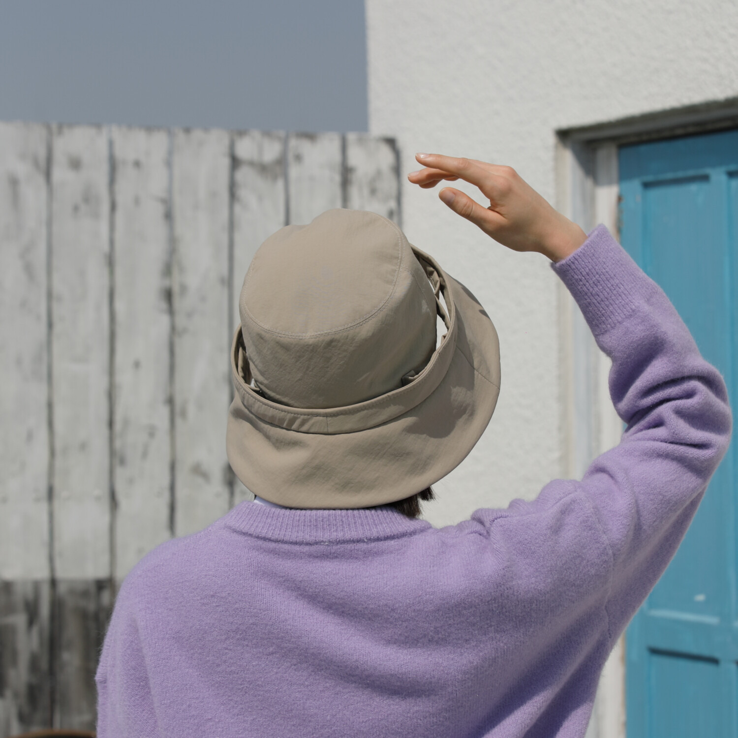 タイムクロス 日本製 快適　ＵＶカット・はっ水 ベルヌーイ 風が抜けるクロッシェ