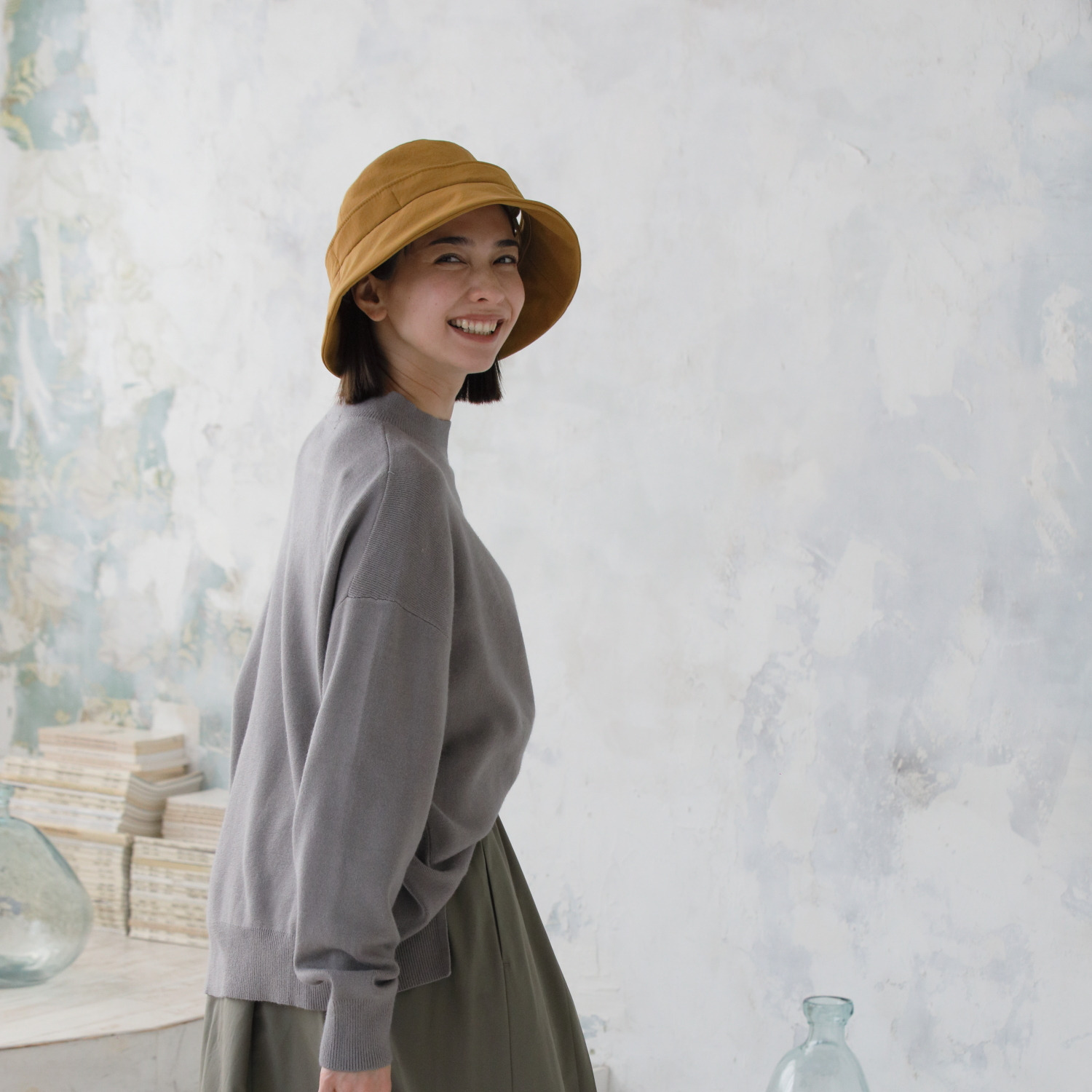 タイムクロス 日本製 快適　ＵＶカット・はっ水 ベルヌーイ 風が抜けるクロッシェ