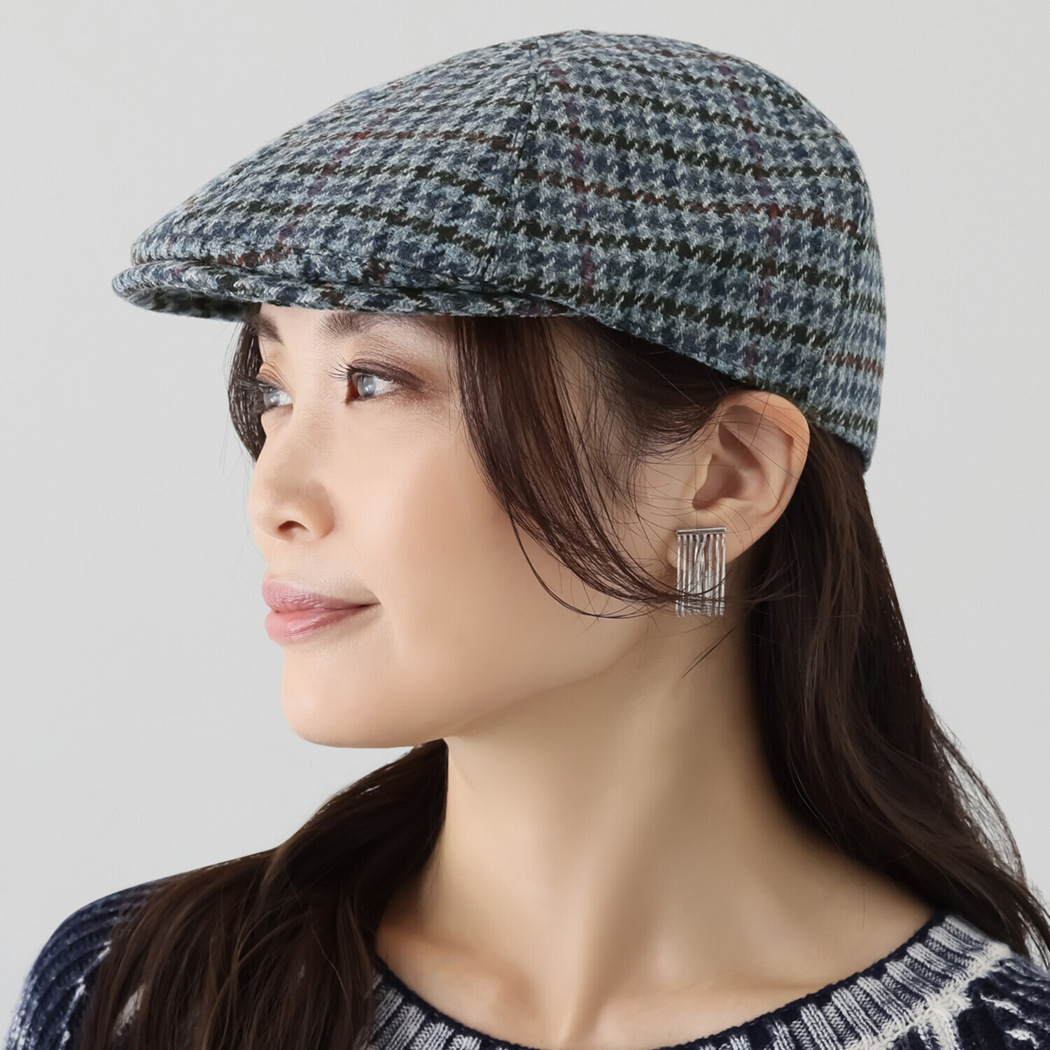 グリッロ イタリア製 ウール混 ハンチング帽子