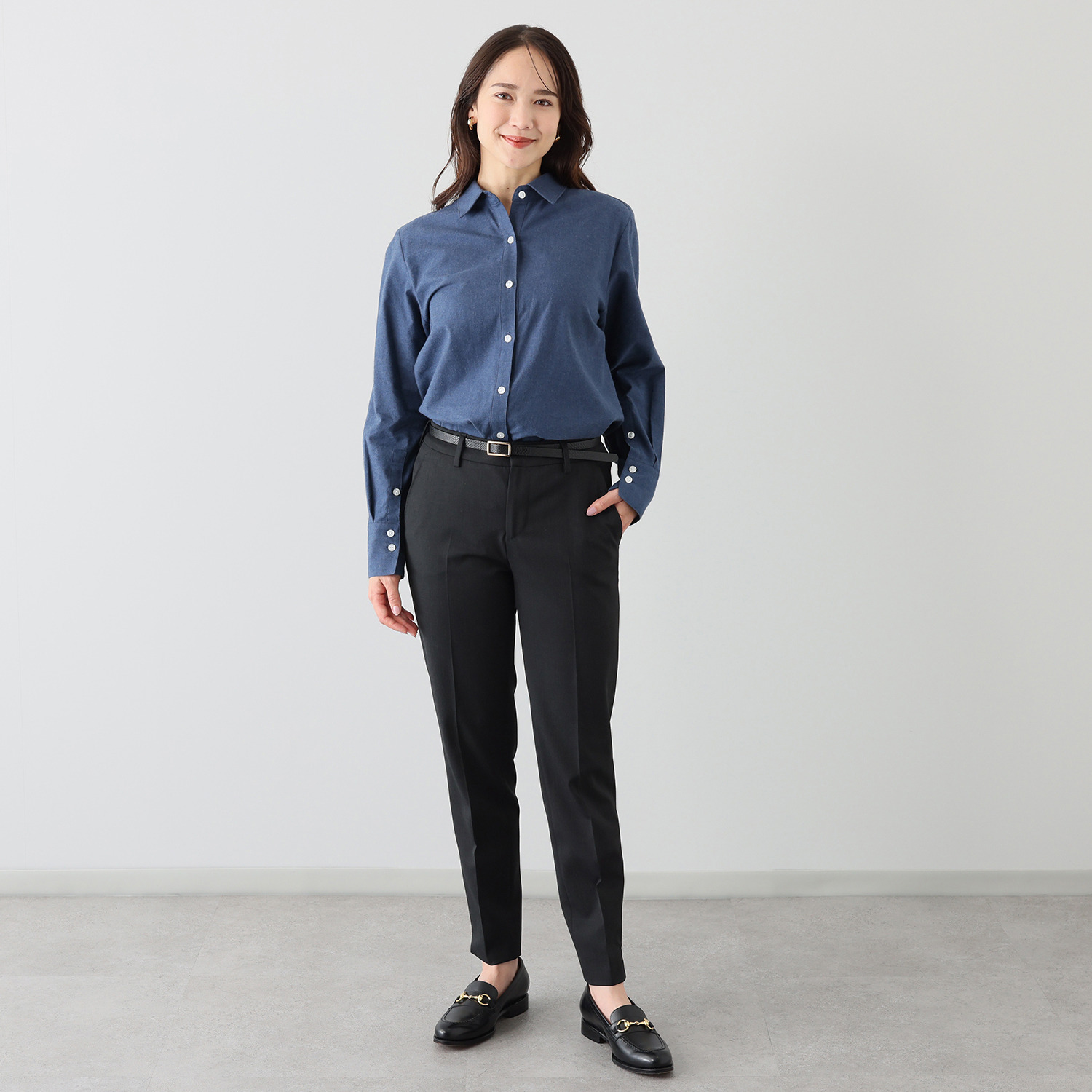 ピーティー　トリノ ウール混 テーパードパンツ “ＮＥＷ　ＹＯＲＫ”