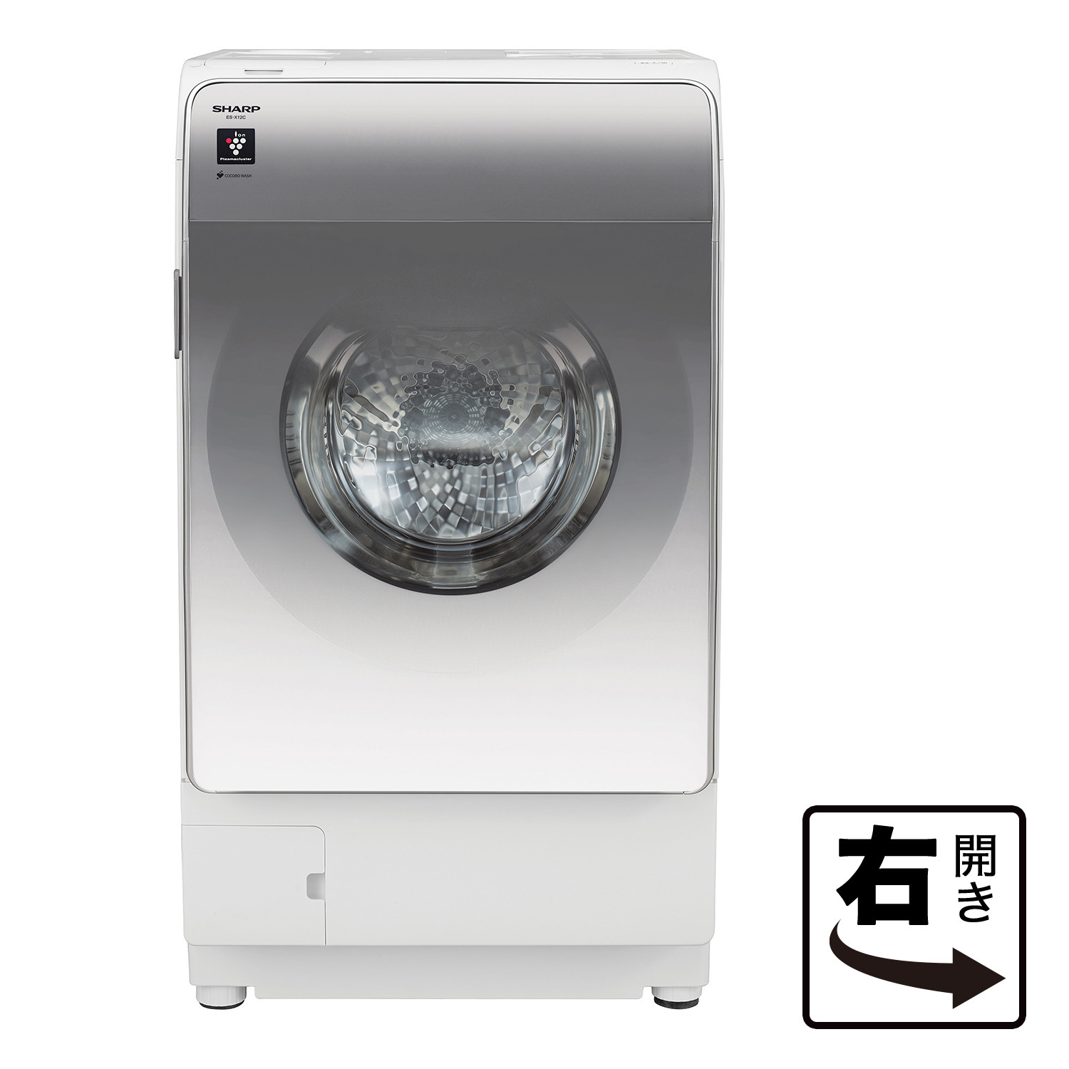 シャープ プラズマクラスター ドラム式洗濯乾燥機 ＥＳ−Ｘ１２Ｃ