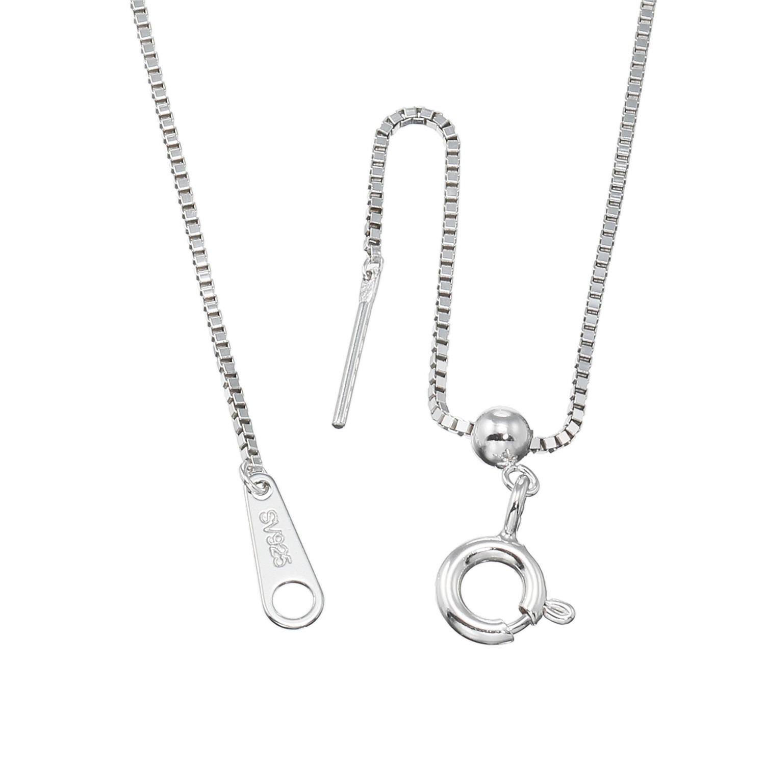 パール　ユリマ シルバー スライドネックレス