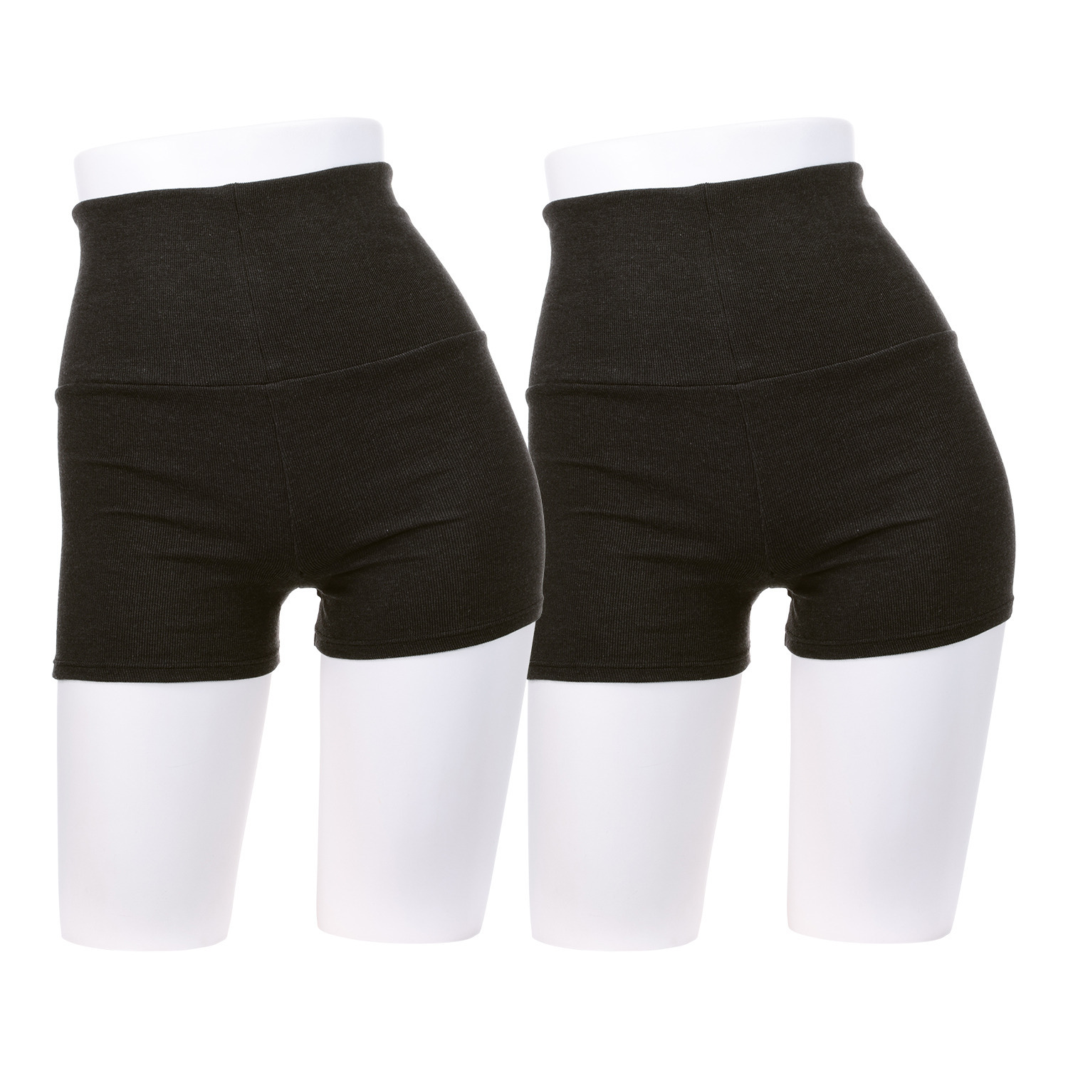 着まわし７デイズ 日本製　吸湿発熱 腹巻付一分丈ボトム ２枚セット