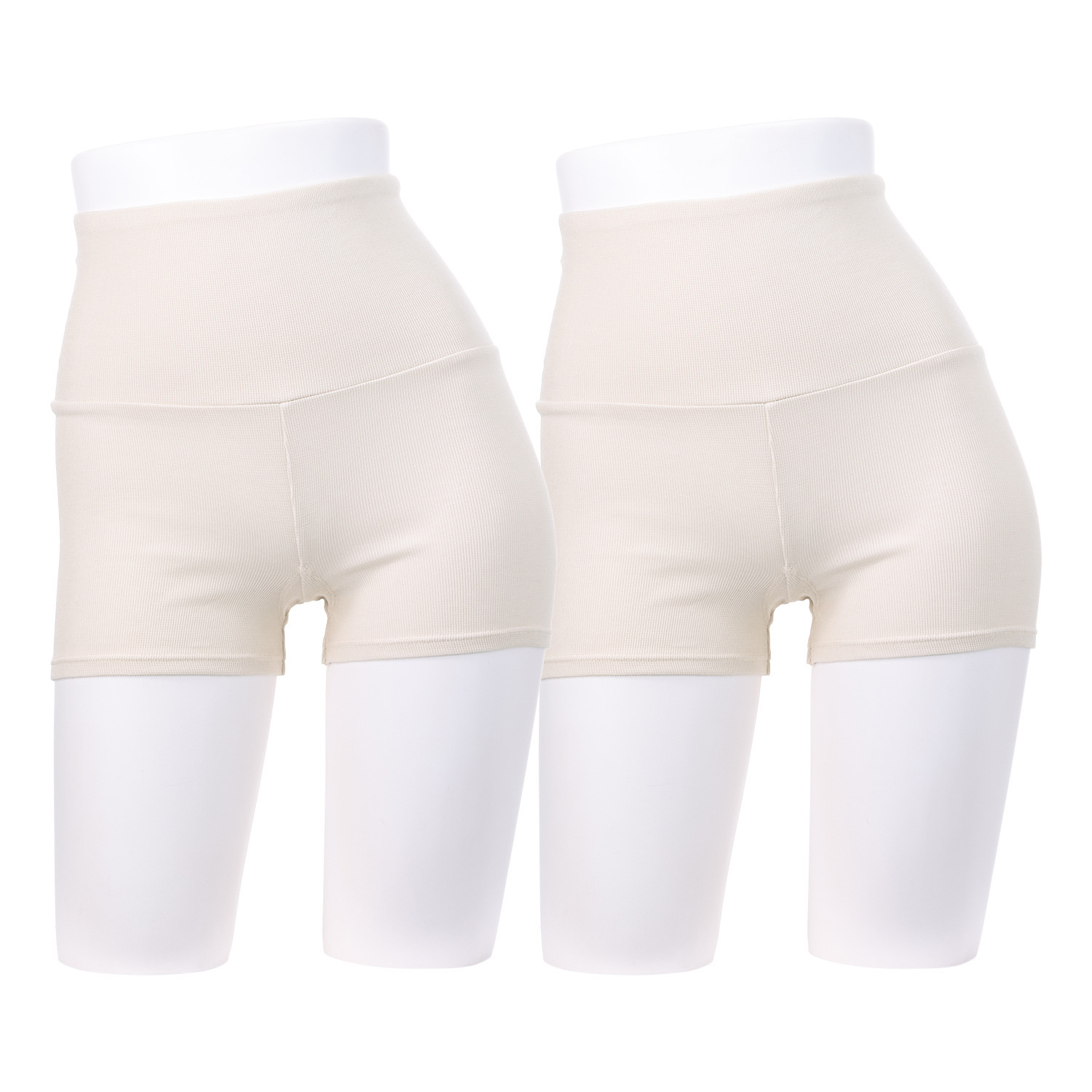 着まわし７デイズ 日本製　吸湿発熱 腹巻付一分丈ボトム ２枚セット