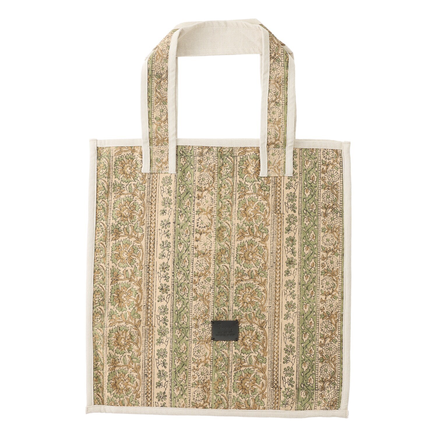 スワラージ 木版手押しプリント トートバッグ